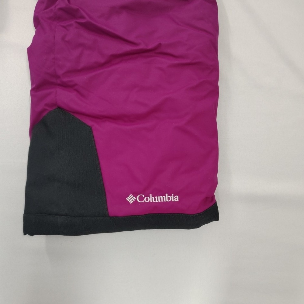 Columbia Kids M Purple "Outgrown" Adjustable Omni-Heat-Tech Snow Ski Pants - Picture 2 of 16